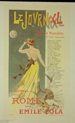 Reproduction of a poster advertising the publication of 